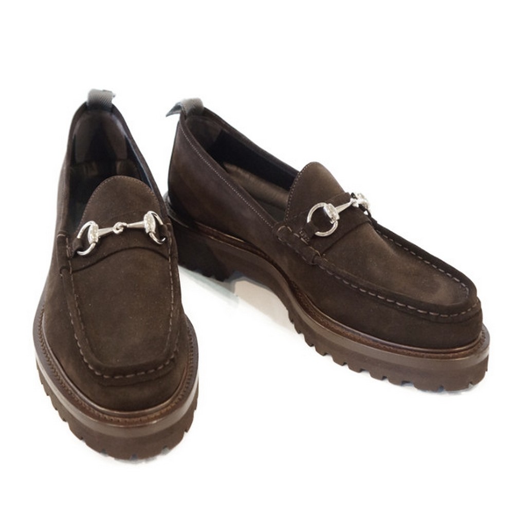 Wh ダブルエイチ ビットローファー スエードレザーシューズ Cafe 干場氏スペシャルモデル