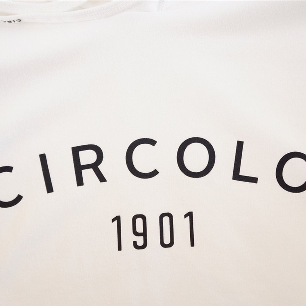 CIRCOLO 1901 (チルコロ1901)ストレッチスウェットプルオーバーパーカ ｜